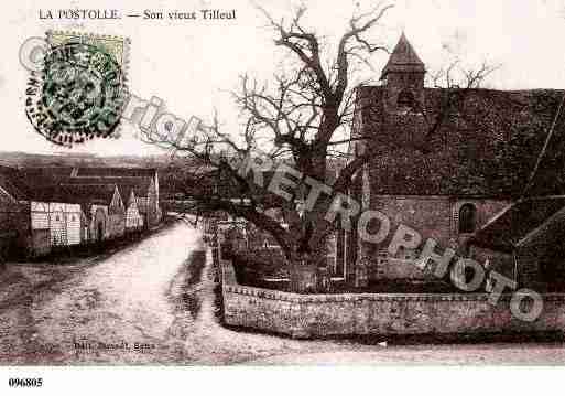 Ville de POSTOLLE(LA), carte postale ancienne