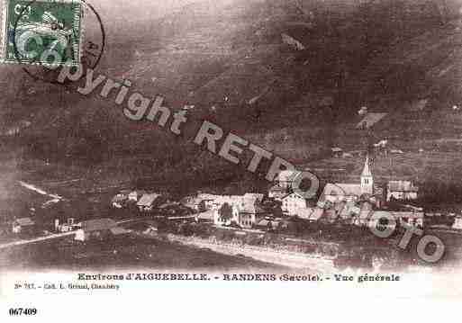 Ville de RANDENS, carte postale ancienne