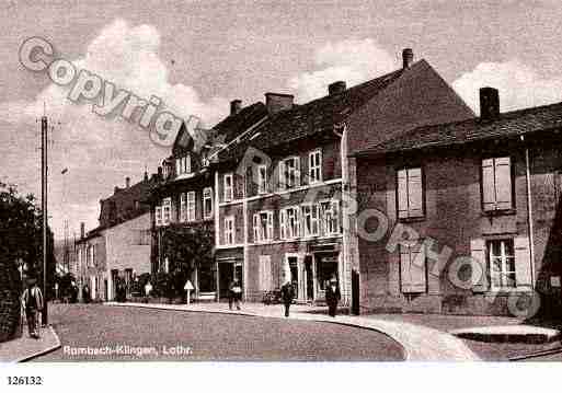 Ville de ROMBAS, carte postale ancienne