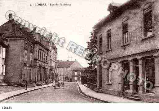 Ville de ROMBAS, carte postale ancienne