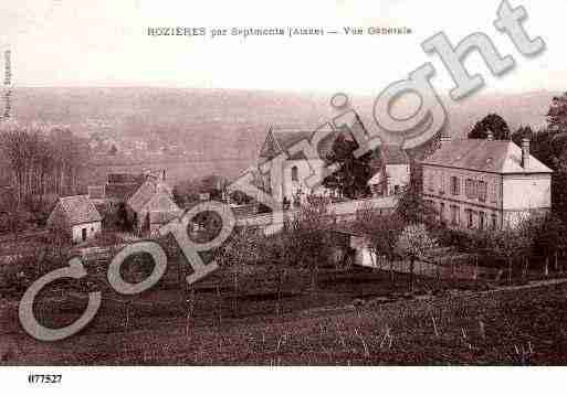 Ville de ROZIERES, carte postale ancienne