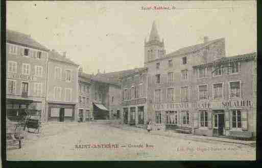 Ville de SAINTANTHEME, carte postale ancienne