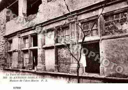 Ville de SAINTANTONINNOBLEVAL, carte postale ancienne