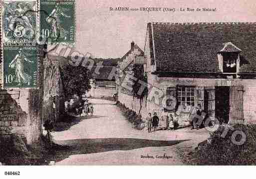 Ville de SAINTAUBINSOUSERQUERY, carte postale ancienne Ville de SAINTAUBINSOUSERQUERY, carte postale ancienne