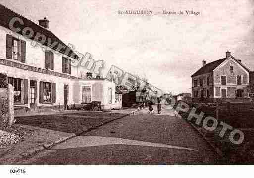 Ville de SAINTAUGUSTIN, carte postale ancienne