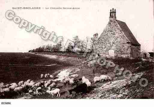 Ville de SAINTBROLADRE, carte postale ancienne
