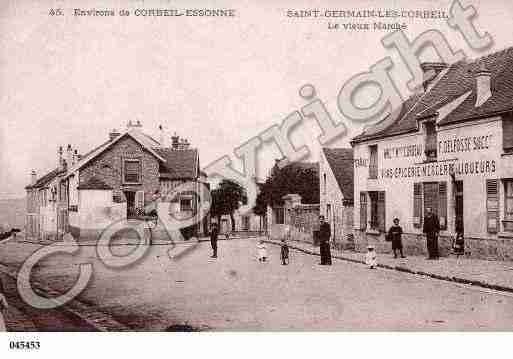 Ville de SAINTGERMAINLESCORBEIL, carte postale ancienne