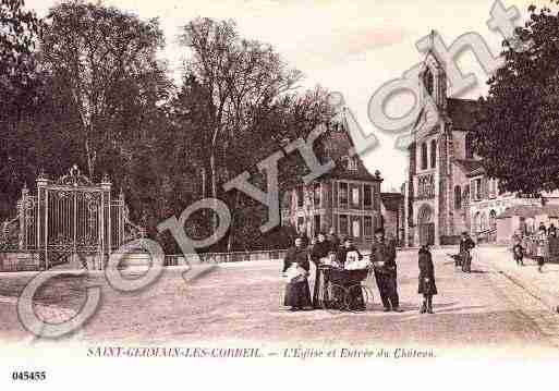 Ville de SAINTGERMAINLESCORBEIL, carte postale ancienne