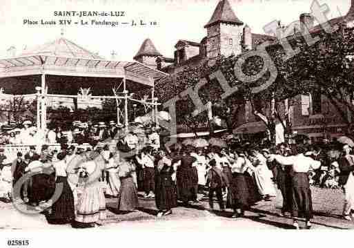 Ville de SAINTJEANDELUZ, carte postale ancienne