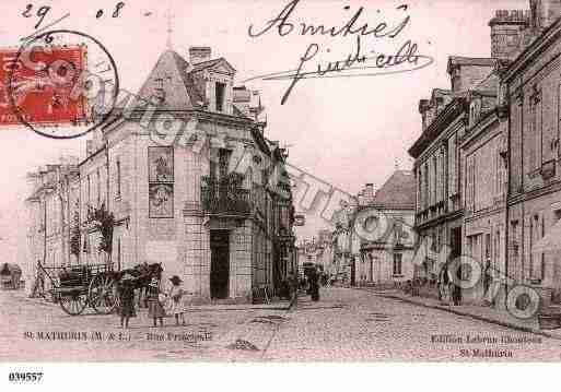 Ville de SAINTMATHURINSURLOIRE, carte postale ancienne