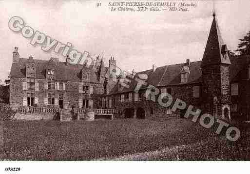 Ville de SAINTPIERREDESEMILLY, carte postale ancienne