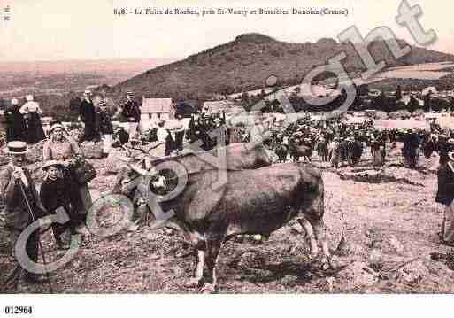 Ville de SAINTVAURY, carte postale ancienne