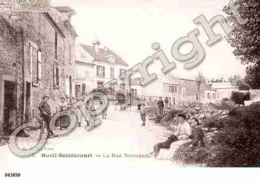 Ville de SERAINCOURT, carte postale ancienne Ville de SERAINCOURT, carte postale ancienne