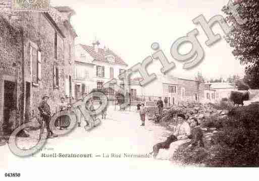 Ville de SERAINCOURT, carte postale ancienne