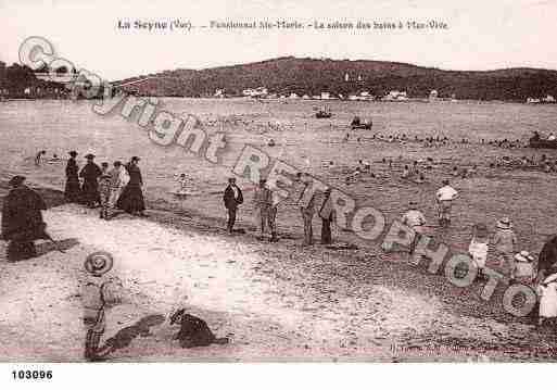 Ville de SEYNESURMER(LA), carte postale ancienne