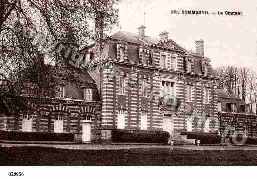 Ville de SOMMESNIL, carte postale ancienne