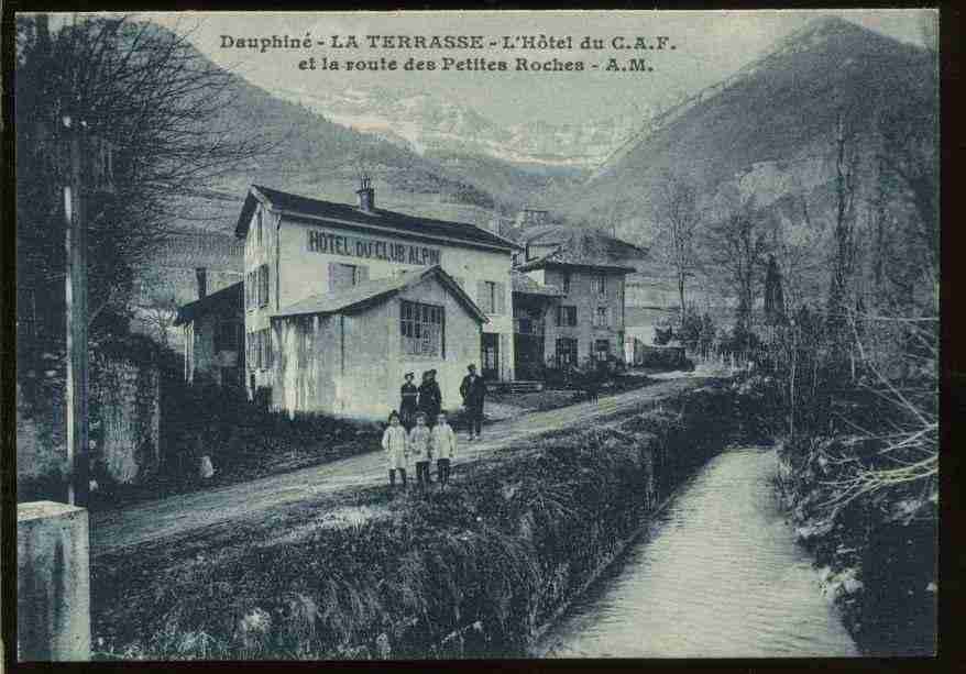 Ville de TERRASSE(LA), carte postale ancienne