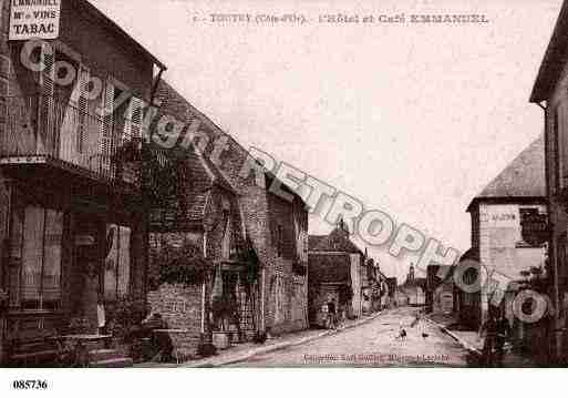 Ville de TOUTRY, carte postale ancienne