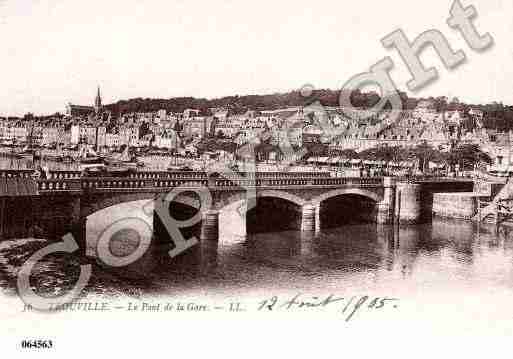 Ville de TROUVILLESURMER, carte postale ancienne