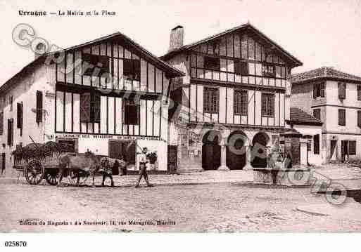 Ville de URRUGNE, carte postale ancienne