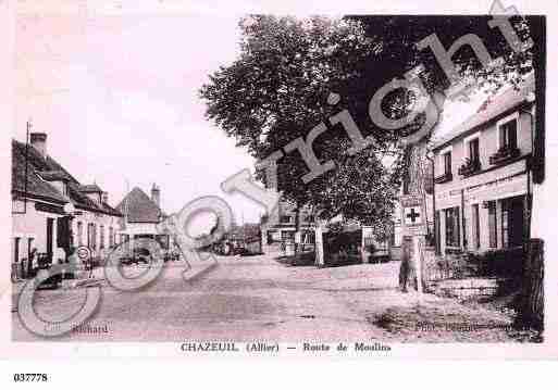 Ville de VARENNESSURALLIER, carte postale ancienne