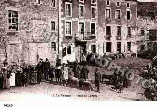 Ville de VERNET(LE), carte postale ancienne