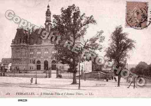 Ville de VERSAILLES, carte postale ancienne