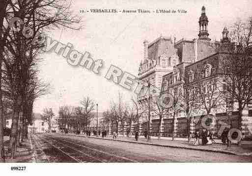 Ville de VERSAILLES, carte postale ancienne