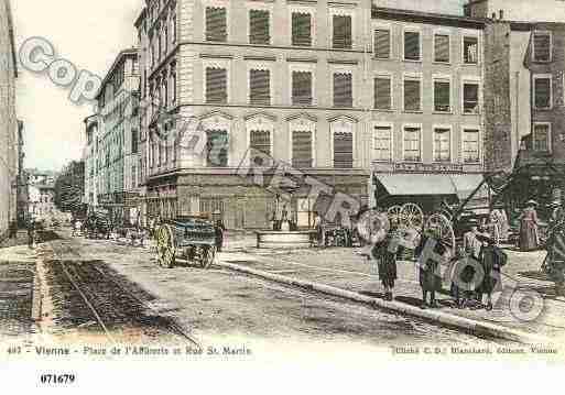 Ville de VIENNE, carte postale ancienne