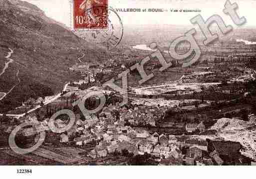 Ville de VILLEBOIS, carte postale ancienne