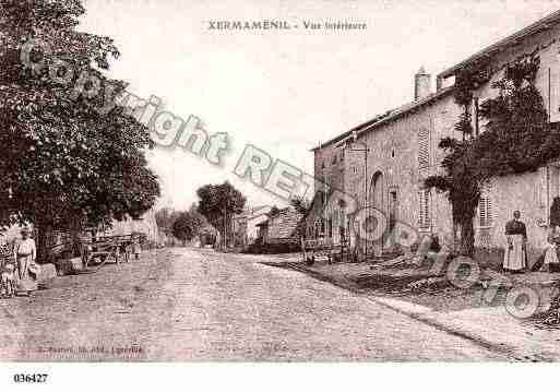 Ville de XERMAMENIL, carte postale ancienne