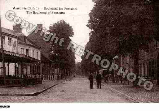 Ville de AUMALE, carte postale ancienne