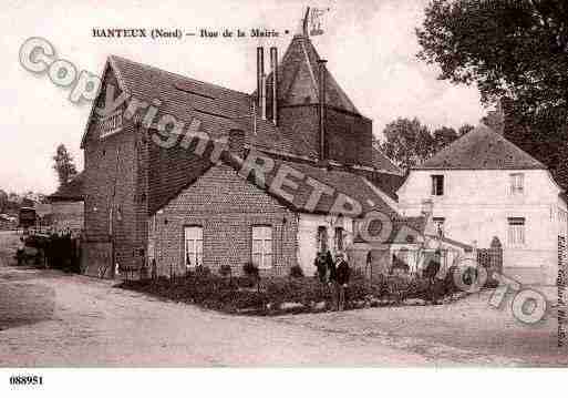 Ville de BANTEUX, carte postale ancienne