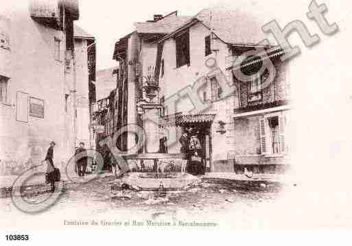 Ville de BARCELONNETTE, carte postale ancienne