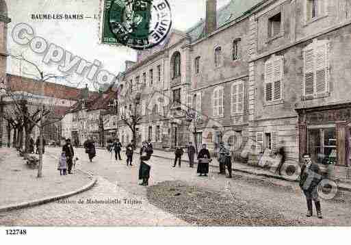 Ville de BAUMELESDAMES, carte postale ancienne