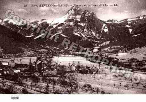 Ville de BERNEX, carte postale ancienne