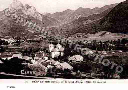 Ville de BERNEX, carte postale ancienne