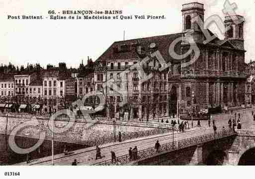 Ville de BESANCON, carte postale ancienne