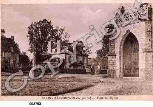 Ville de BLAINVILLECREVON, carte postale ancienne