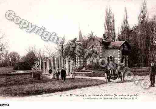 Ville de BLINCOURT, carte postale ancienne