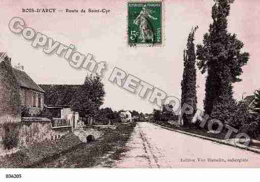 Ville de BOISD'ARCY, carte postale ancienne