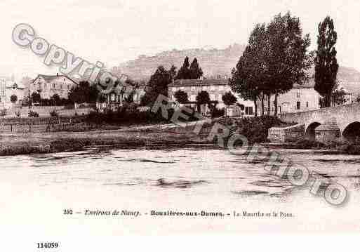 Ville de BOUXIERESAUXDAMES, carte postale ancienne