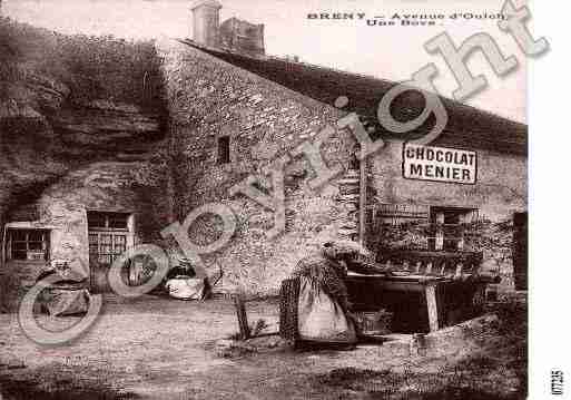 Ville de BRENY, carte postale ancienne