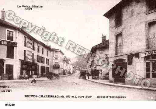 Ville de BRIVESCHARENSAC, carte postale ancienne