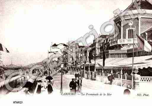 Ville de CABOURG, carte postale ancienne