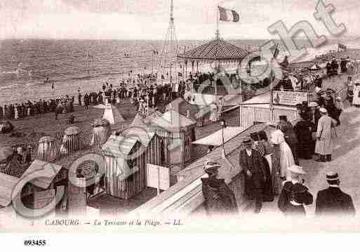 Ville de CABOURG, carte postale ancienne