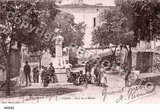 Ville de CAMPS, carte postale ancienne