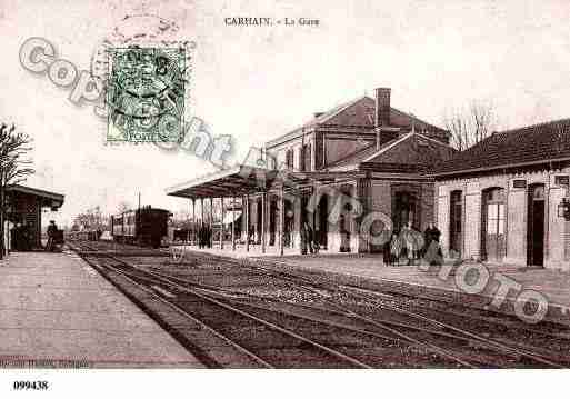 Ville de CARHAIXPLOUGUER, carte postale ancienne