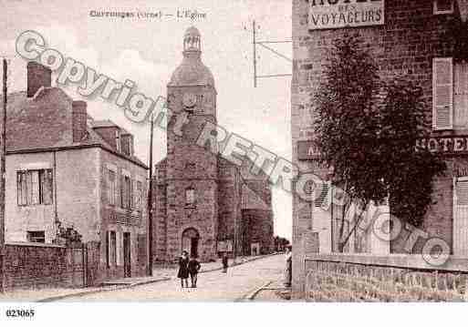 Ville de CARROUGES, carte postale ancienne