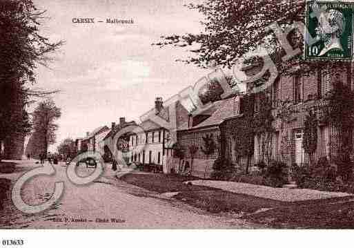 Ville de CARSIX, carte postale ancienne